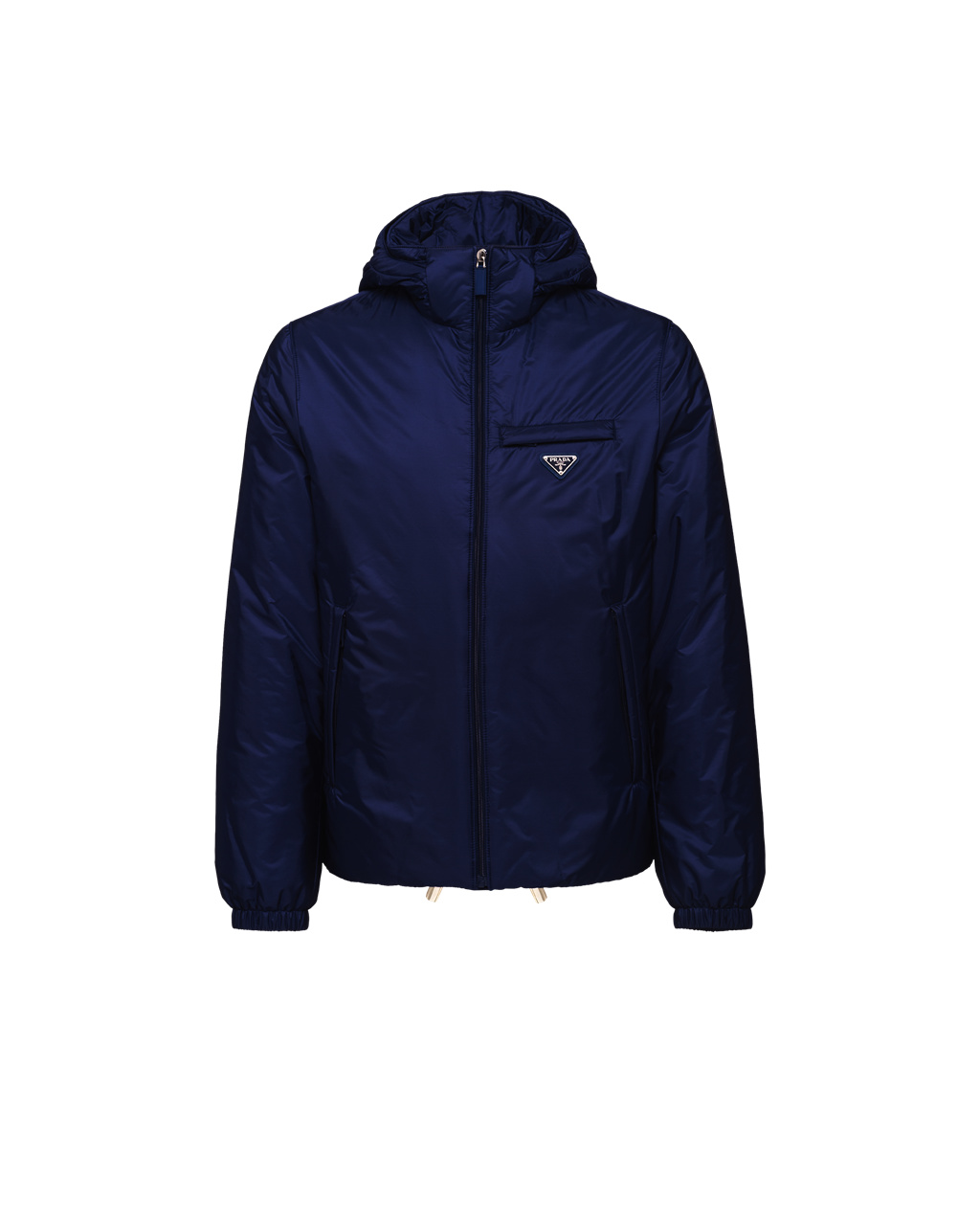 Prada Re-nylon Puffer Jacket Navy | 1056QEMTB