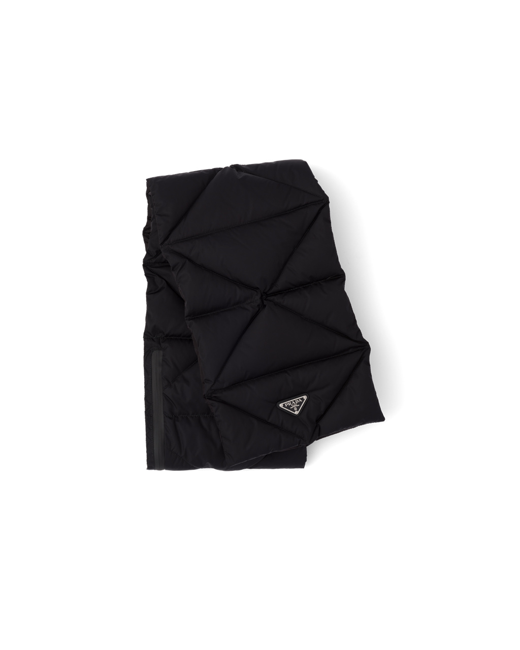 Prada Re-nylon Scarf With Extractable Hood Black | 8725KGMPF