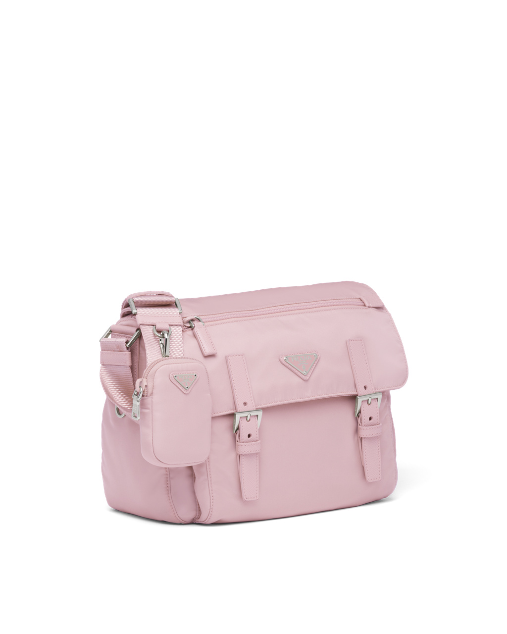 Prada Re-nylon Shoulder Bag Alabaster Pink | 6374BOMUL