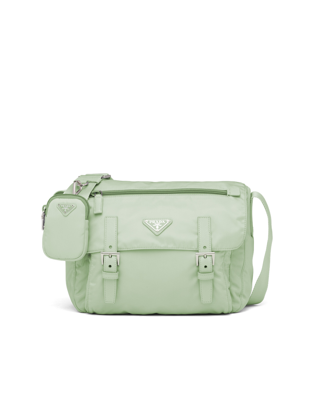 Prada Re-nylon Shoulder Bag Aqua | 3698OVJIF