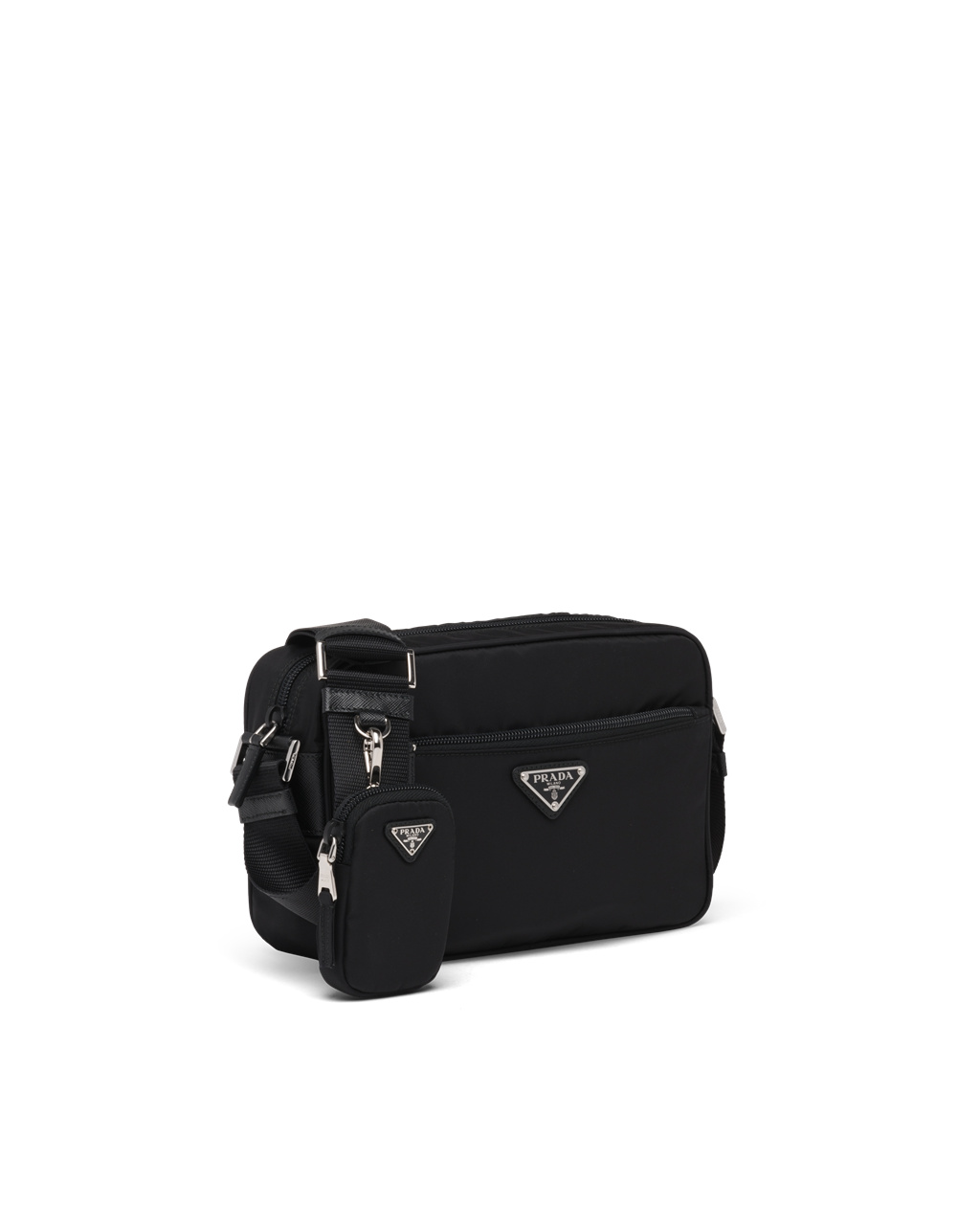 Prada Re-nylon Shoulder Bag Black | 8260YXOBL