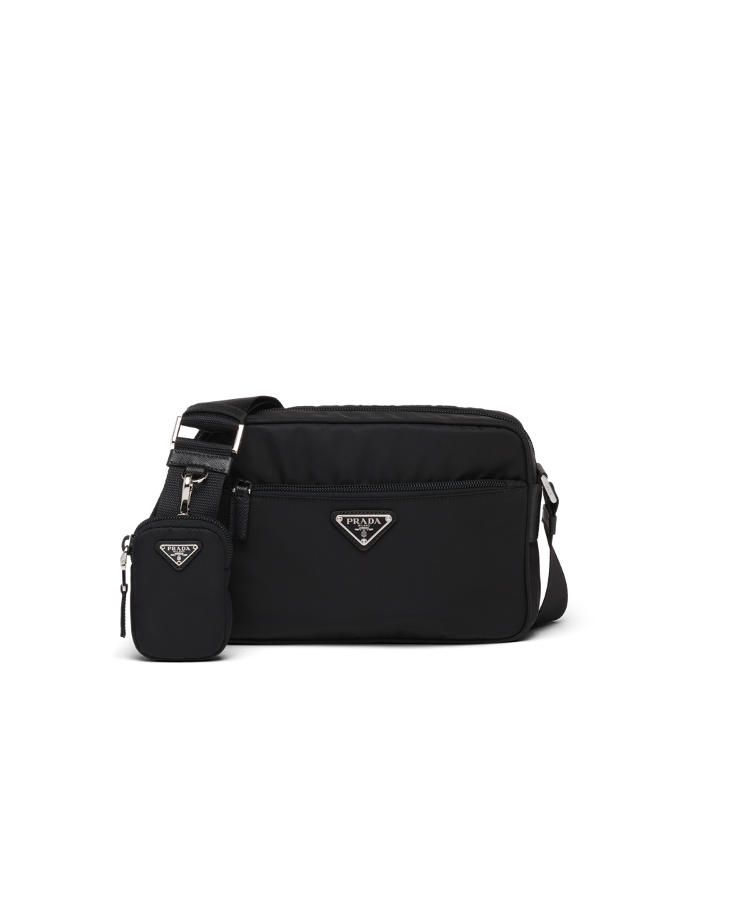 Prada Re-nylon Shoulder Bag Black | 8260YXOBL