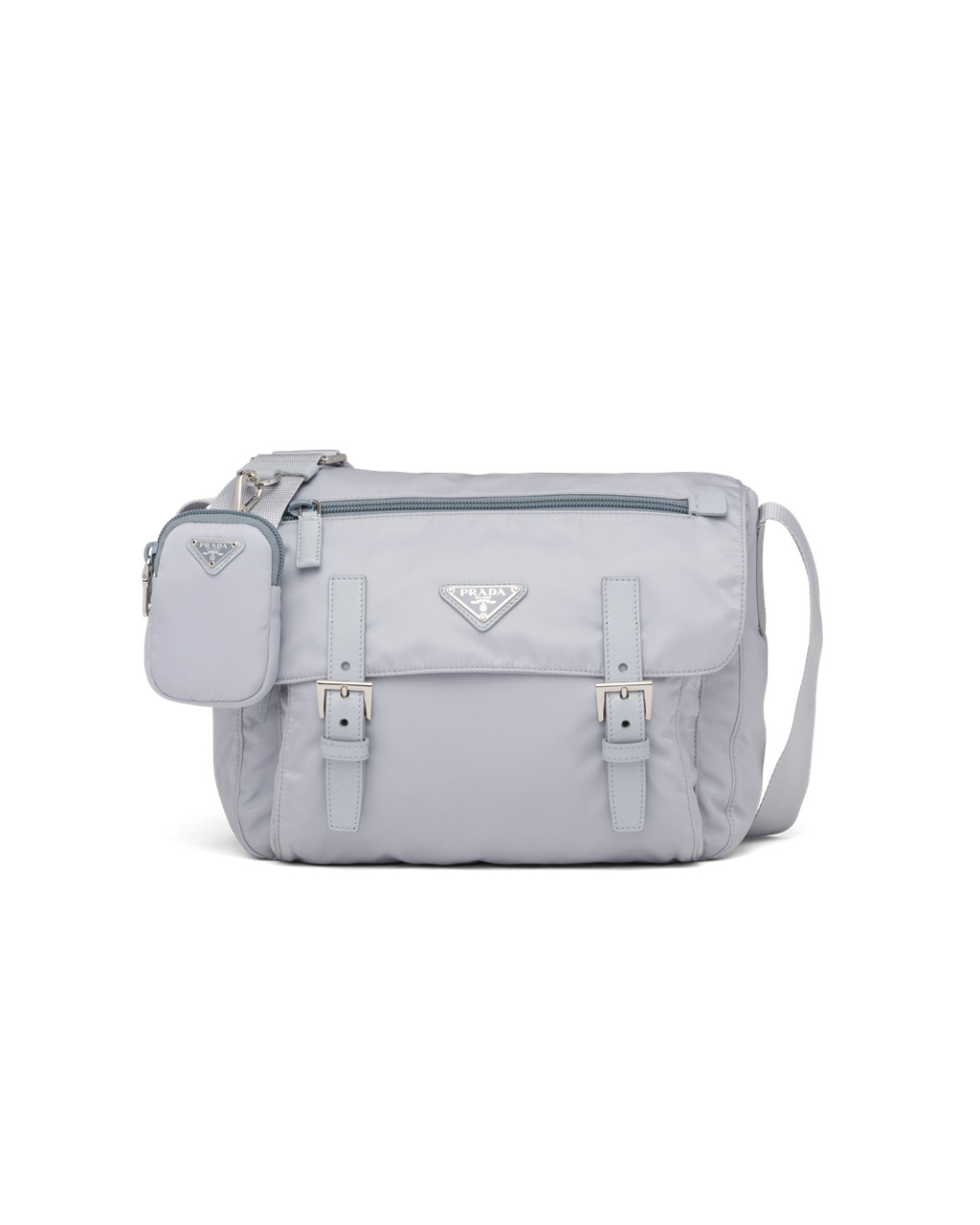 Prada Re-nylon Shoulder Bag Cornflower Blue | 3186NYBDT