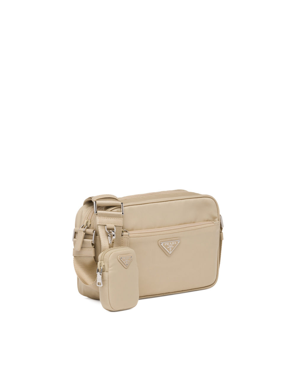 Prada Re-nylon Shoulder Bag Desert Beige | 4167LEKAS