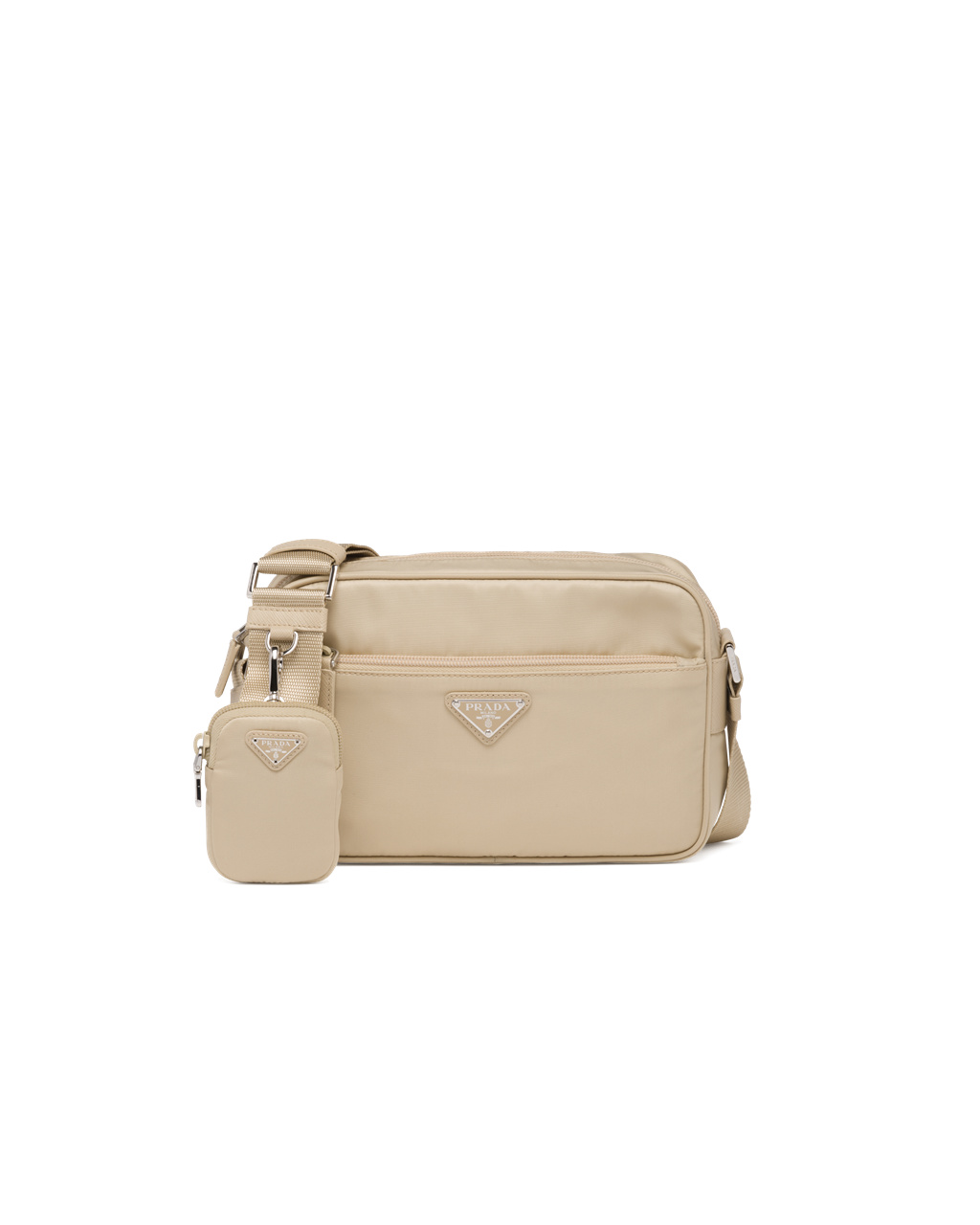 Prada Re-nylon Shoulder Bag Desert Beige | 4167LEKAS