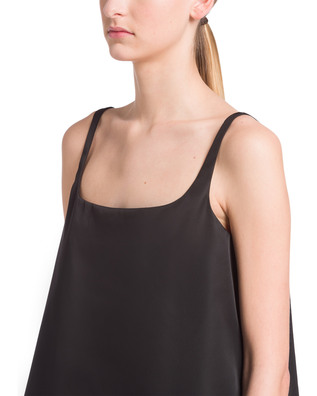 Prada Re-nylon Sleeveless Dress With Pouch Black | 4260CFQJM