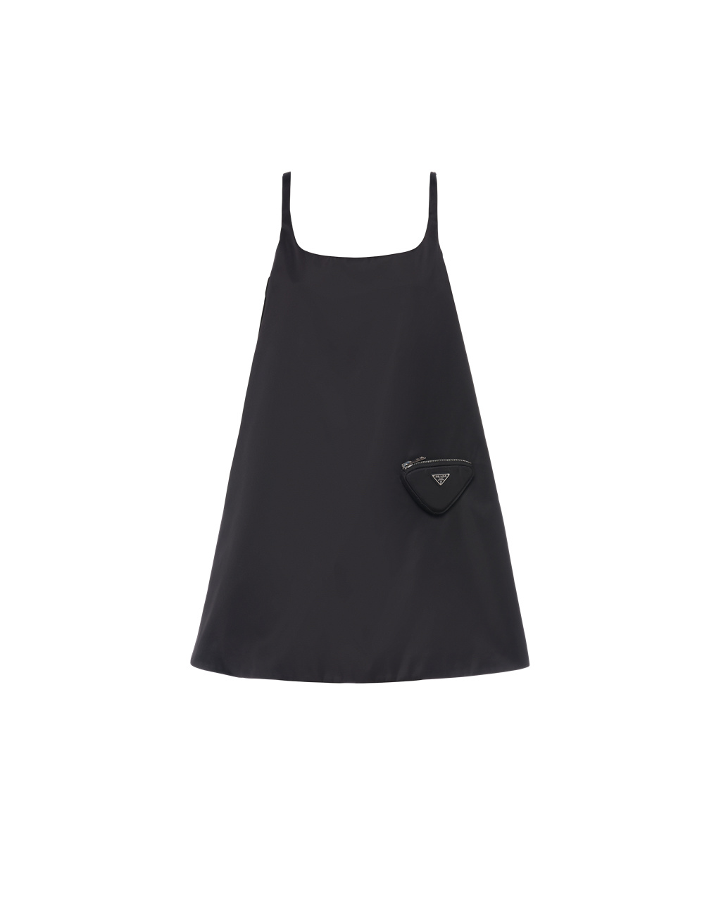 Prada Re-nylon Sleeveless Dress With Pouch Black | 4260CFQJM