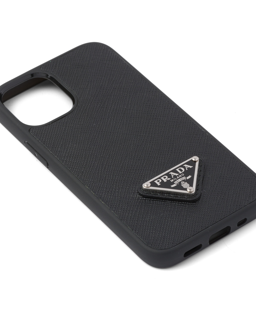 Prada Saffiano Cover For Iphone 12 Pro Max Black | 6291FMUCA