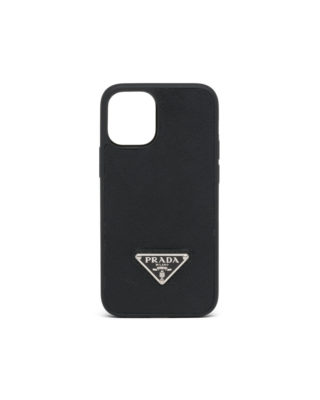 Prada Saffiano Cover For Iphone 12 Pro Max Black | 6291FMUCA