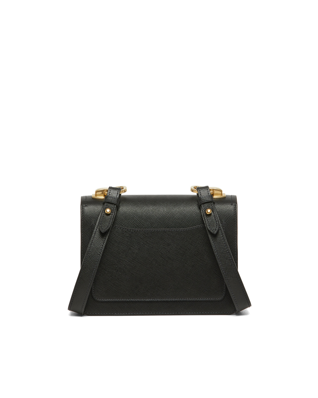 Prada Saffiano Leather Bag Black | 1087ETARF