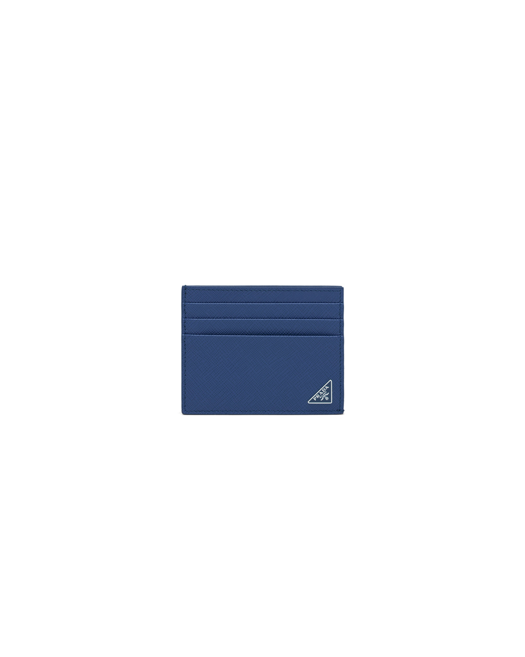 Prada Saffiano Leather Card Holder Bluette | 2149FIJHC