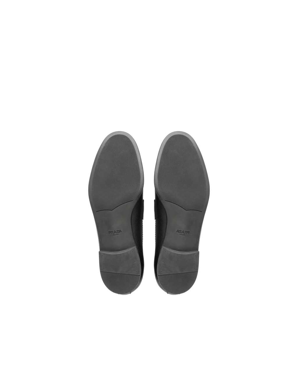 Prada Saffiano Leather Loafers Black | 2786UGSNI