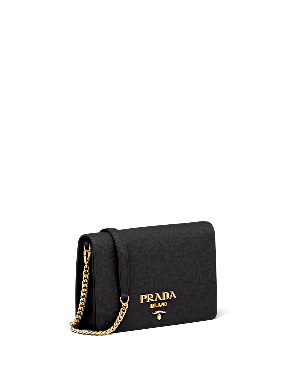 Prada Saffiano Leather Mini Bag Black | 4931VAKNF