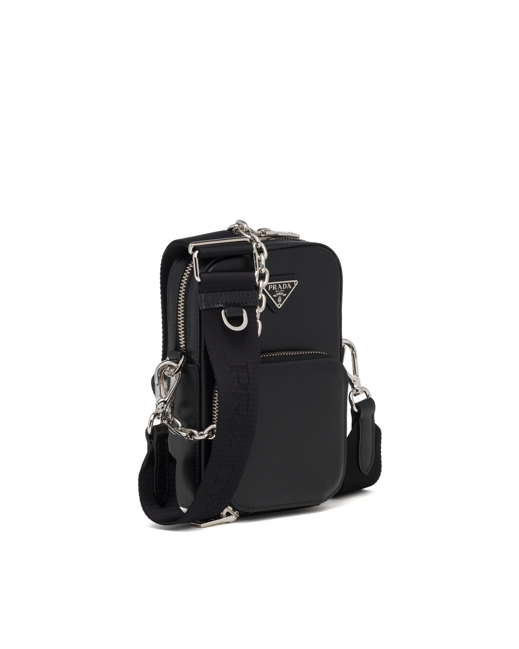 Prada Saffiano Leather Mini Bag Black | 8731VCEIF