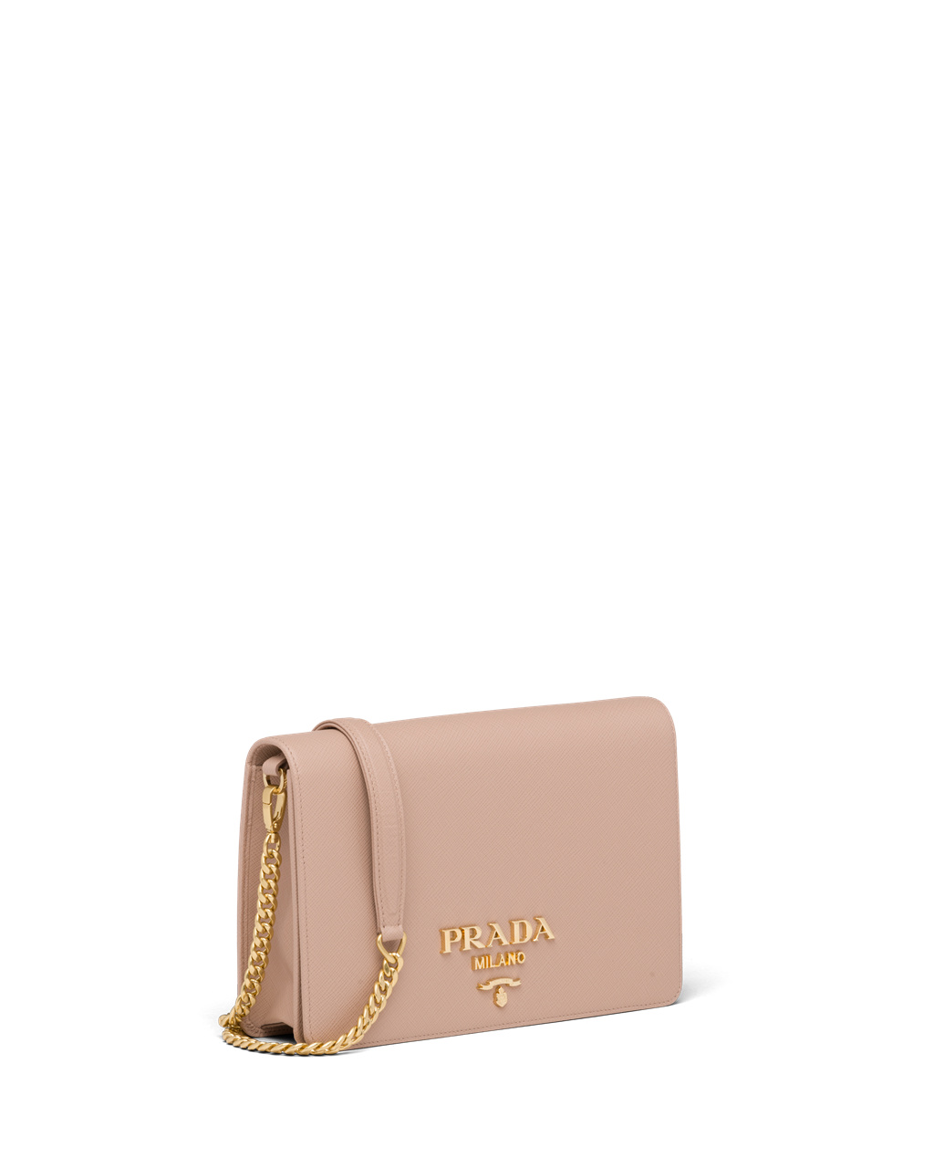 Prada Saffiano Leather Mini Bag Powder Pink | 0287RLDAN