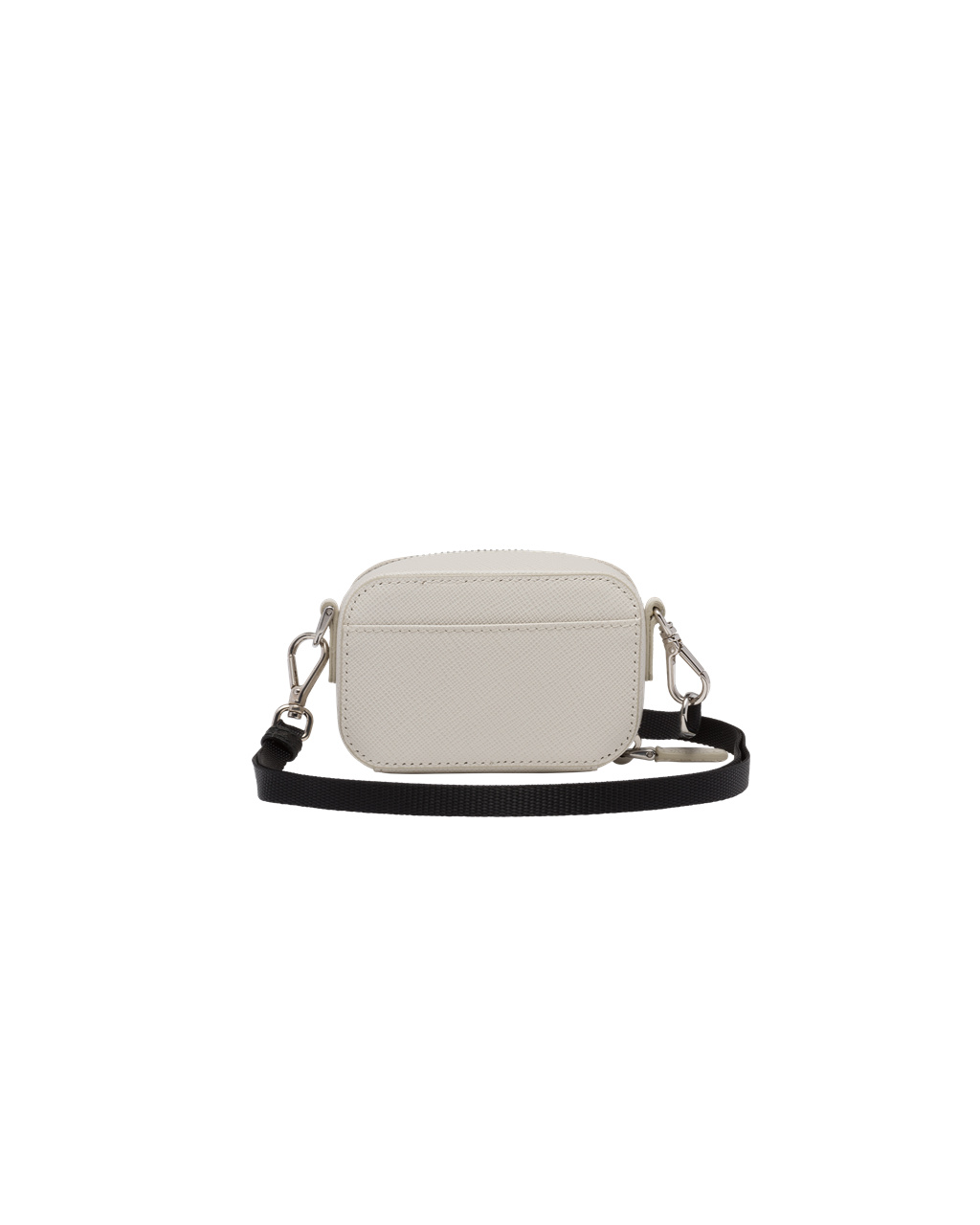 Prada Saffiano Leather Mini Pouch Chalk White | 2164WQJAL