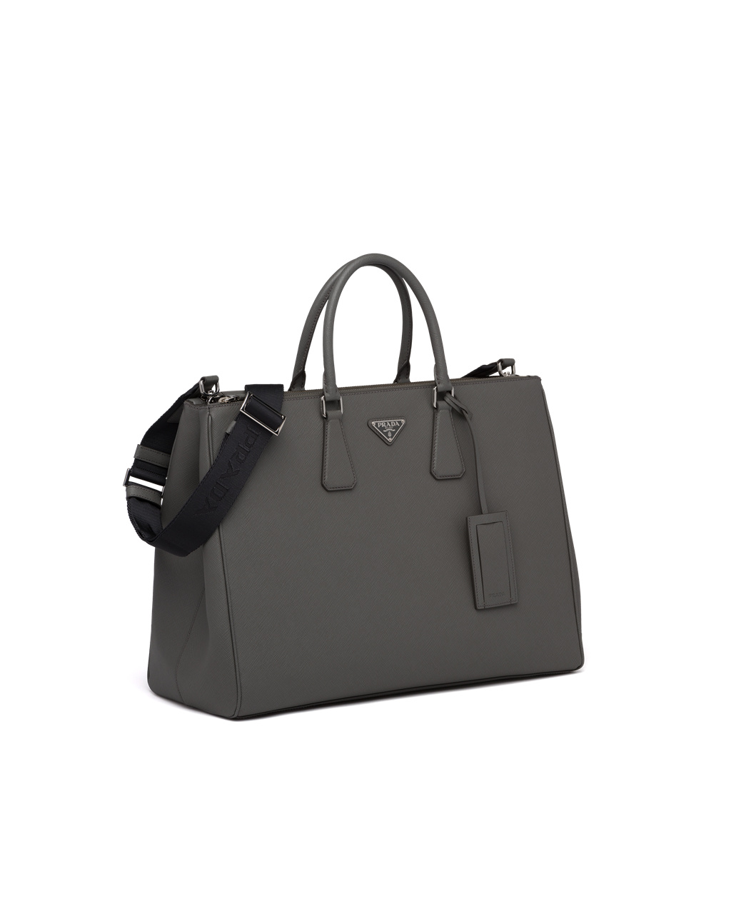 Prada Saffiano Leather Prada Galleria Bag Marble Gray | 5016RCKAU