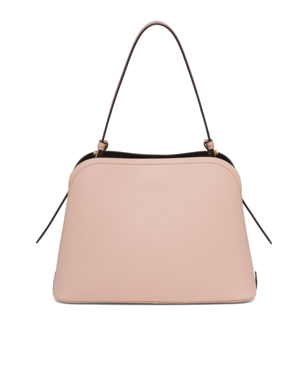 Prada Saffiano Leather Prada Matinée Bag Powder Pink / Black | 1239KIYBD