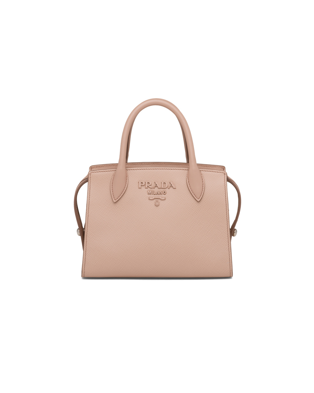 Prada Saffiano Leather Prada Monochrome Bag Powder Pink | 4702WHTQO