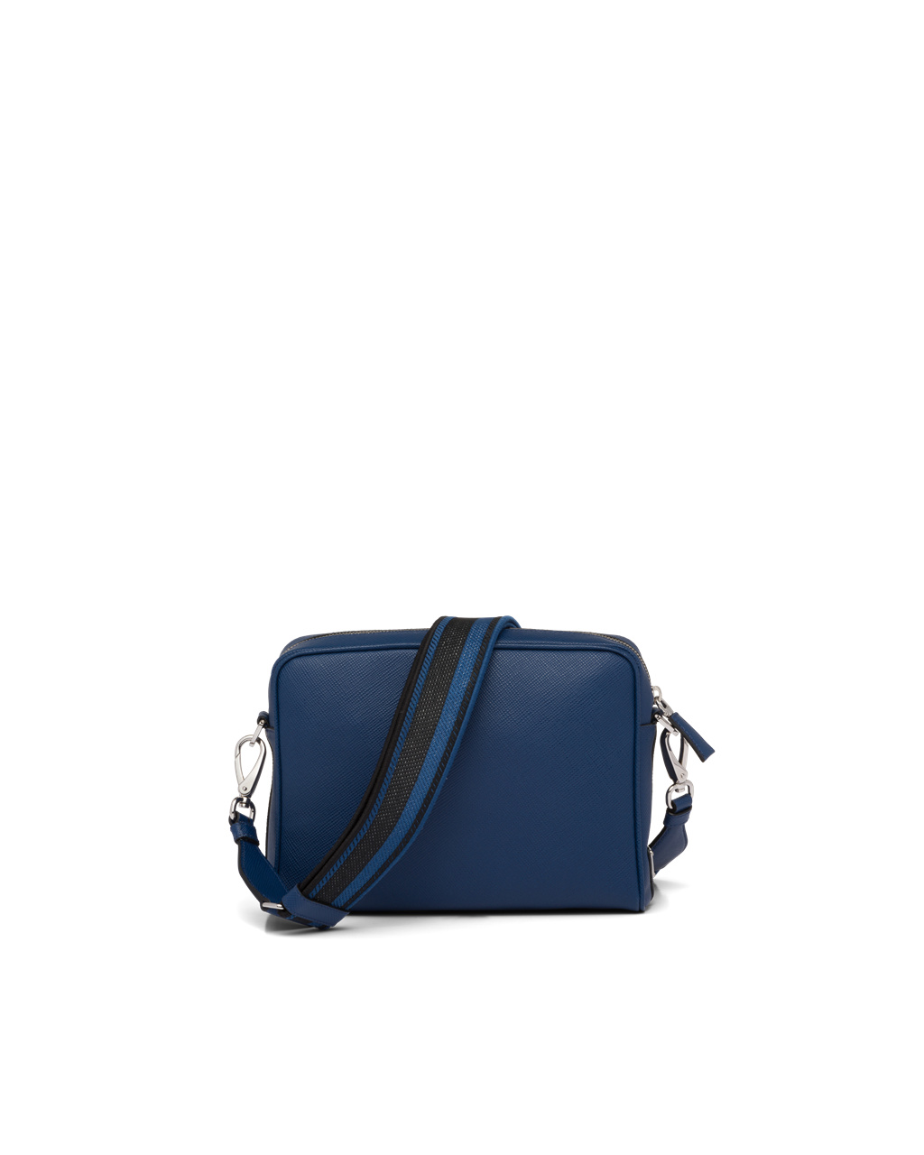 Prada Saffiano Leather Shoulder Bag Bluette | 4578VYFMT