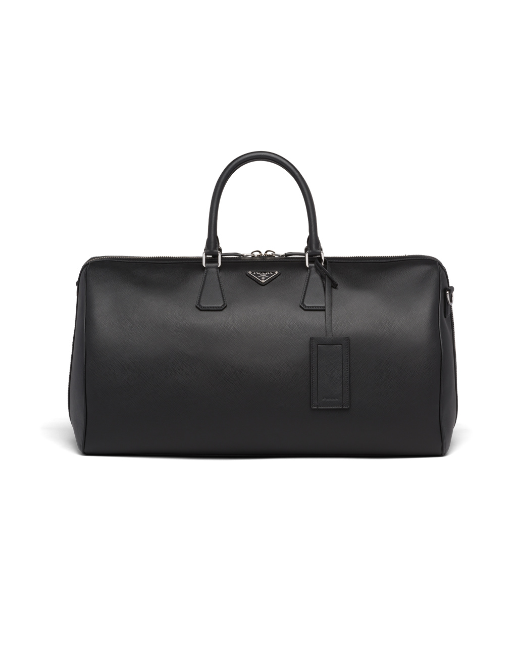 Prada Saffiano Leather Travel Bag Black | 9425VSDIN