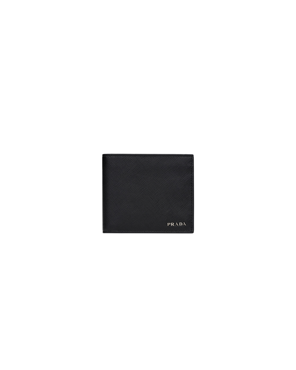 Prada Saffiano Leather Wallet Black | 7083ODGRK