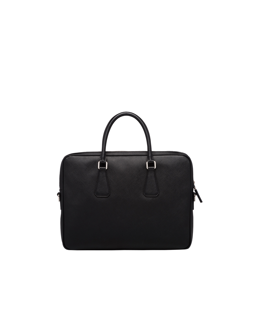 Prada Saffiano Leather Work Bag Black | 9750ZOLEC