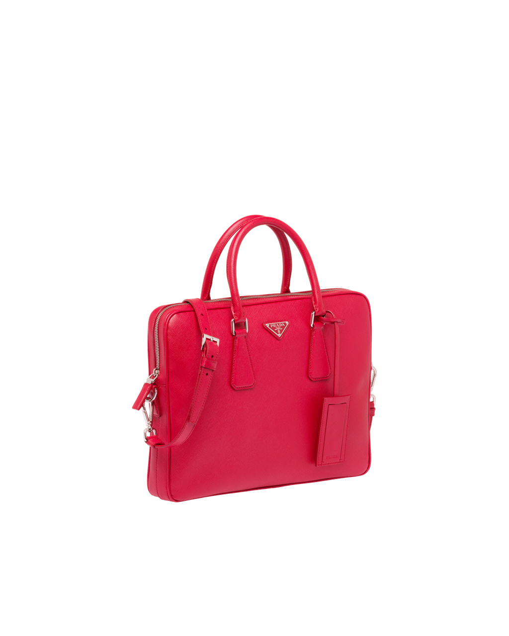 Prada Saffiano Leather Work Bag Fiery Red | 1390WTZVC