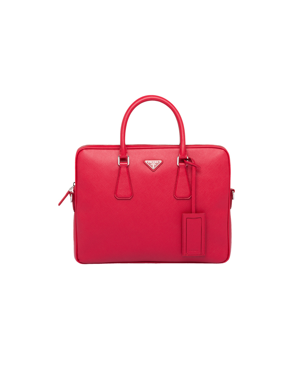 Prada Saffiano Leather Work Bag Fiery Red | 1390WTZVC