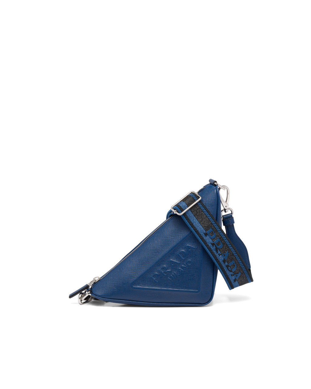 Prada Saffiano Prada Triangle Bag Bluette | 3265BXSVC