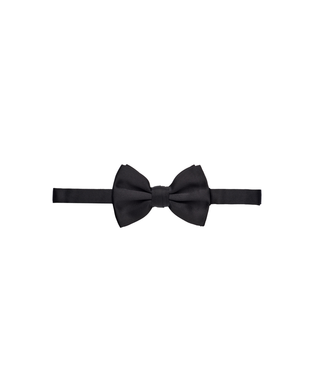 Prada Satin Bow-tie Black | 4685ZMPWJ