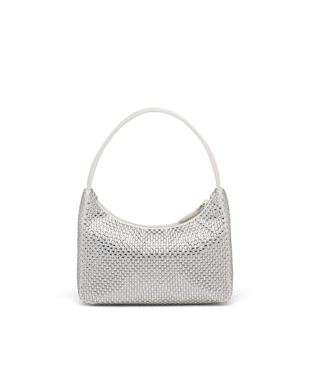 Prada Satin Mini-bag With Artificial Crystals White | 5829WXYCL