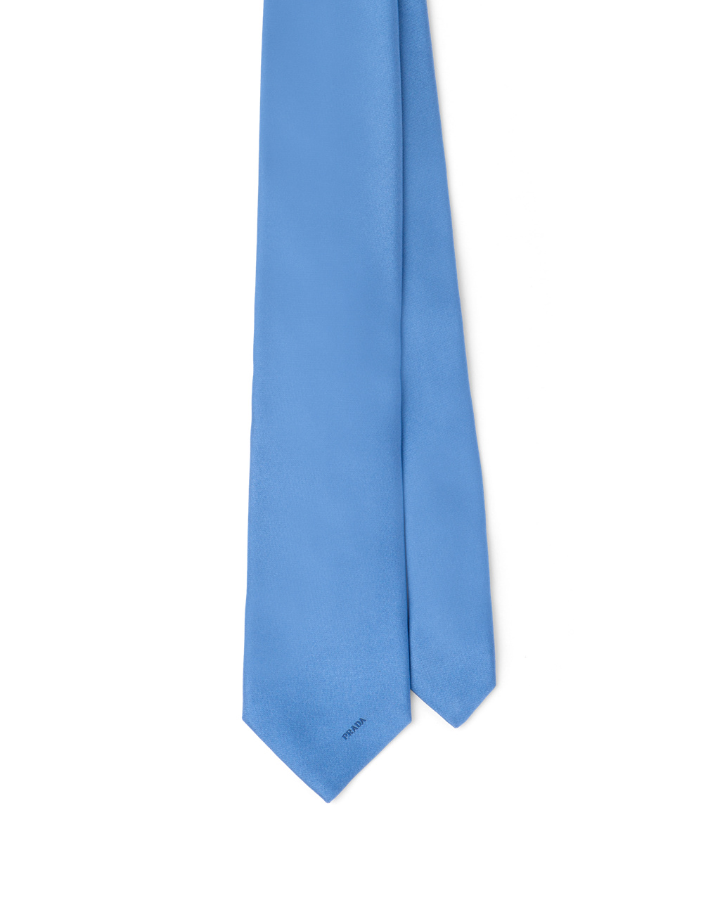 Prada Satin Tie Light Blue | 9764ZMQNF