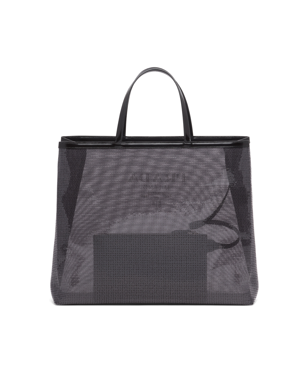 Prada Sequined Mesh Tote Bag Black | 2394HLKDW