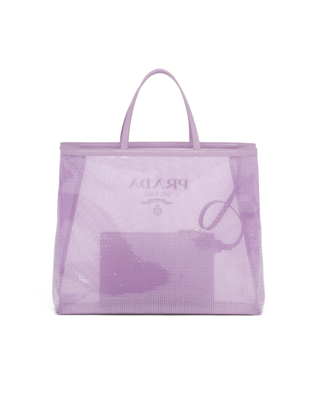 Prada Sequined Mesh Tote Bag Lily | 7580KMUER