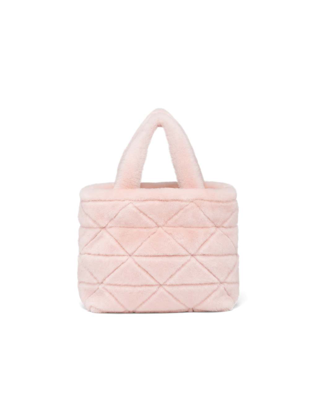 Prada Shearling Tote Orchid Pink | 8537BYKGA