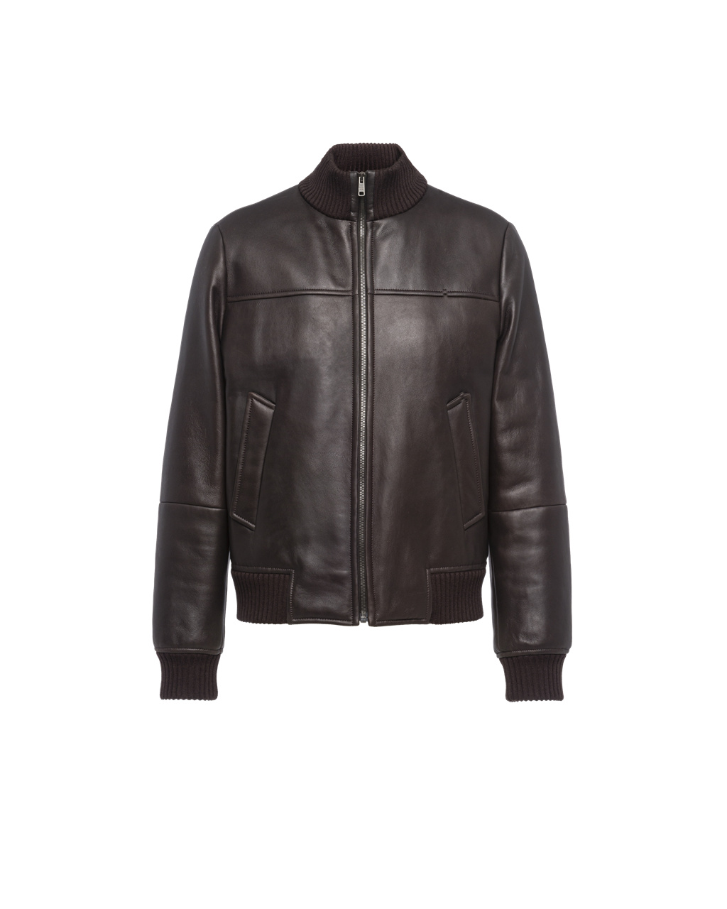 Prada Sheepskin Jacket Dark Brown | 3715PVNRA