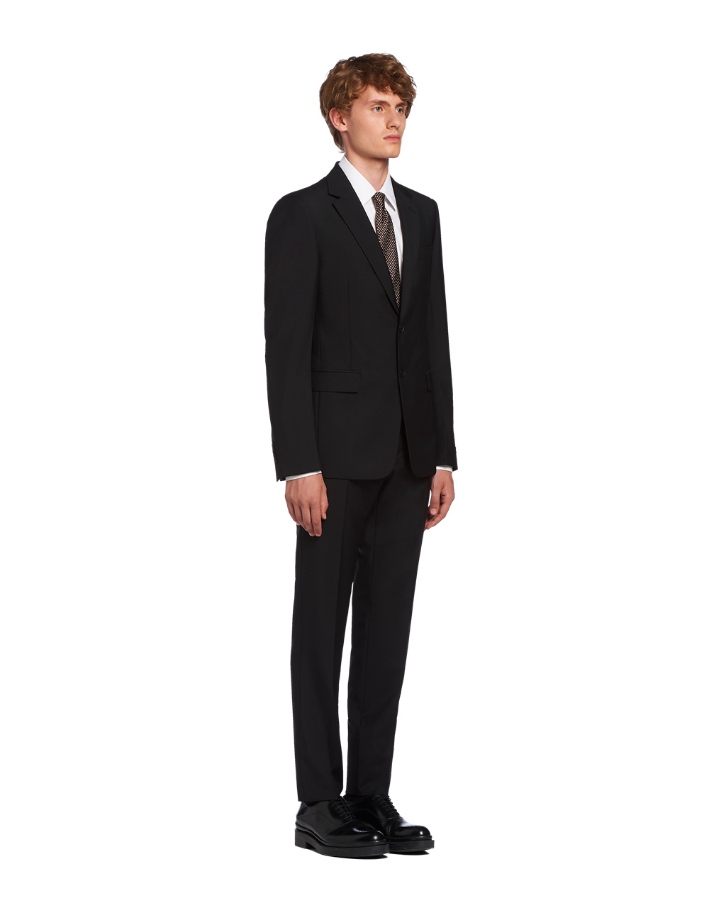 Prada Single Breasted Wool And Mohair Suit Black | 9068YMRBH