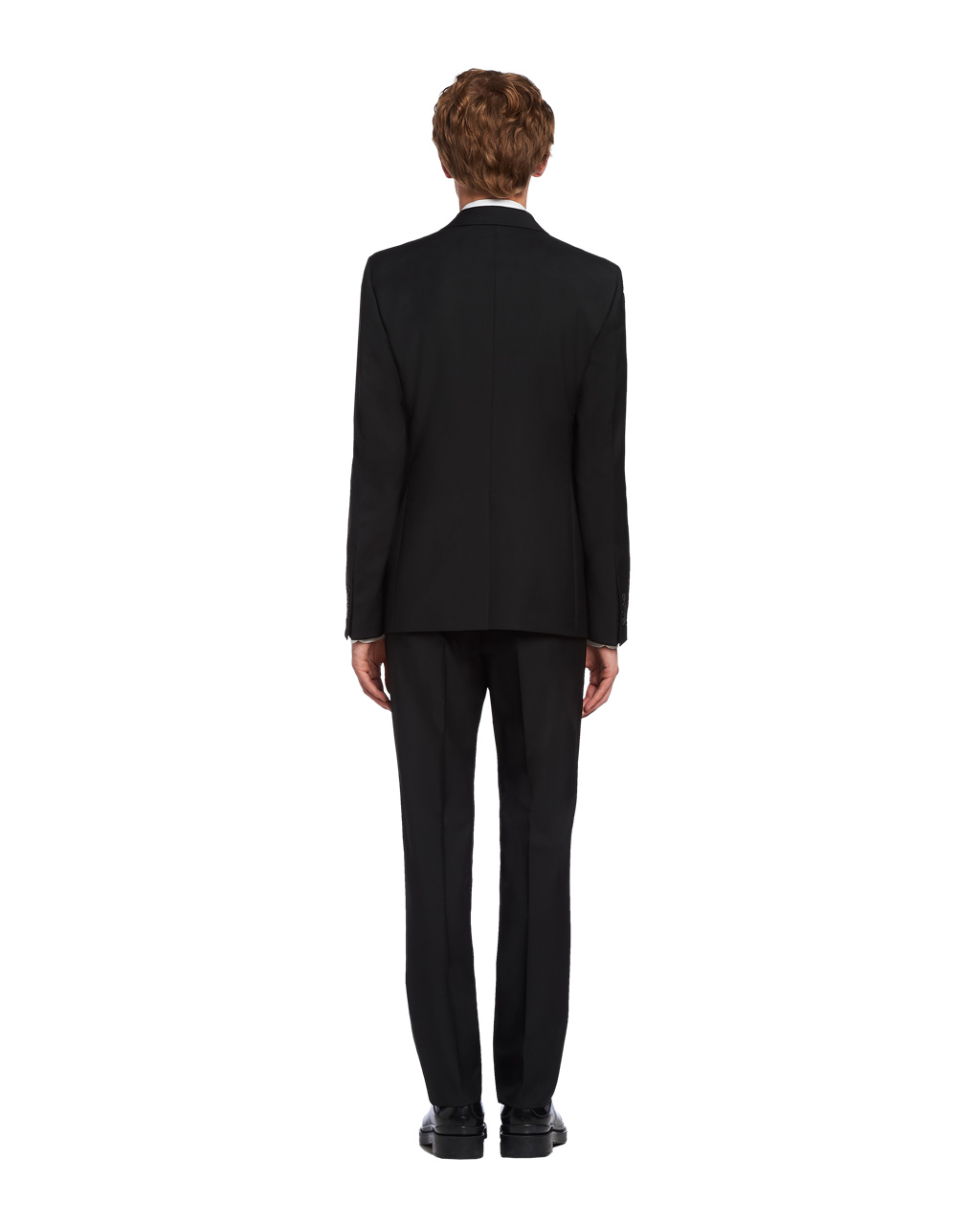 Prada Single Breasted Wool And Mohair Suit Black | 9068YMRBH