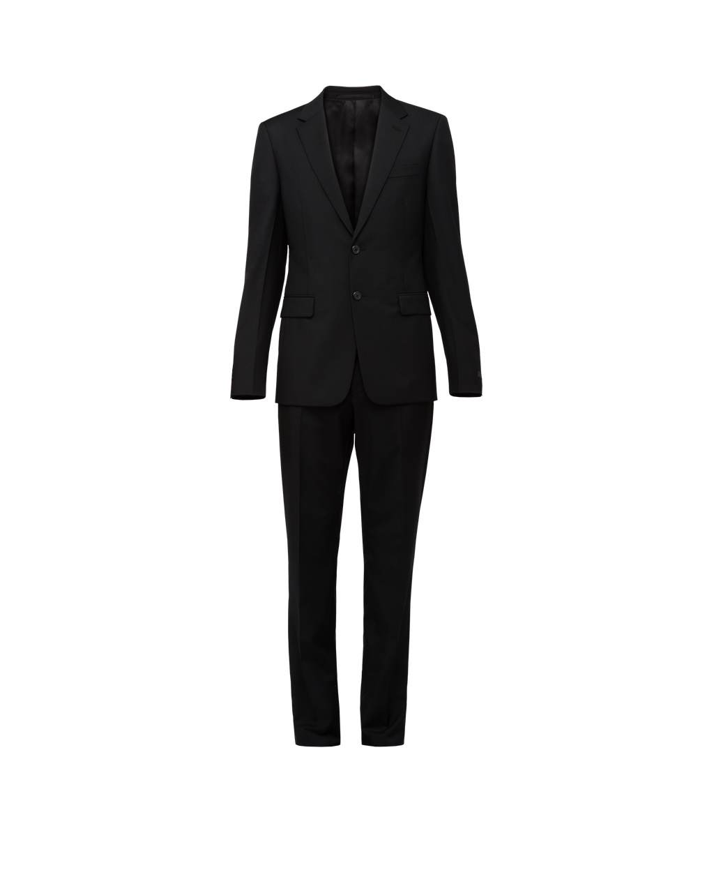 Prada Single Breasted Wool And Mohair Suit Black | 9068YMRBH