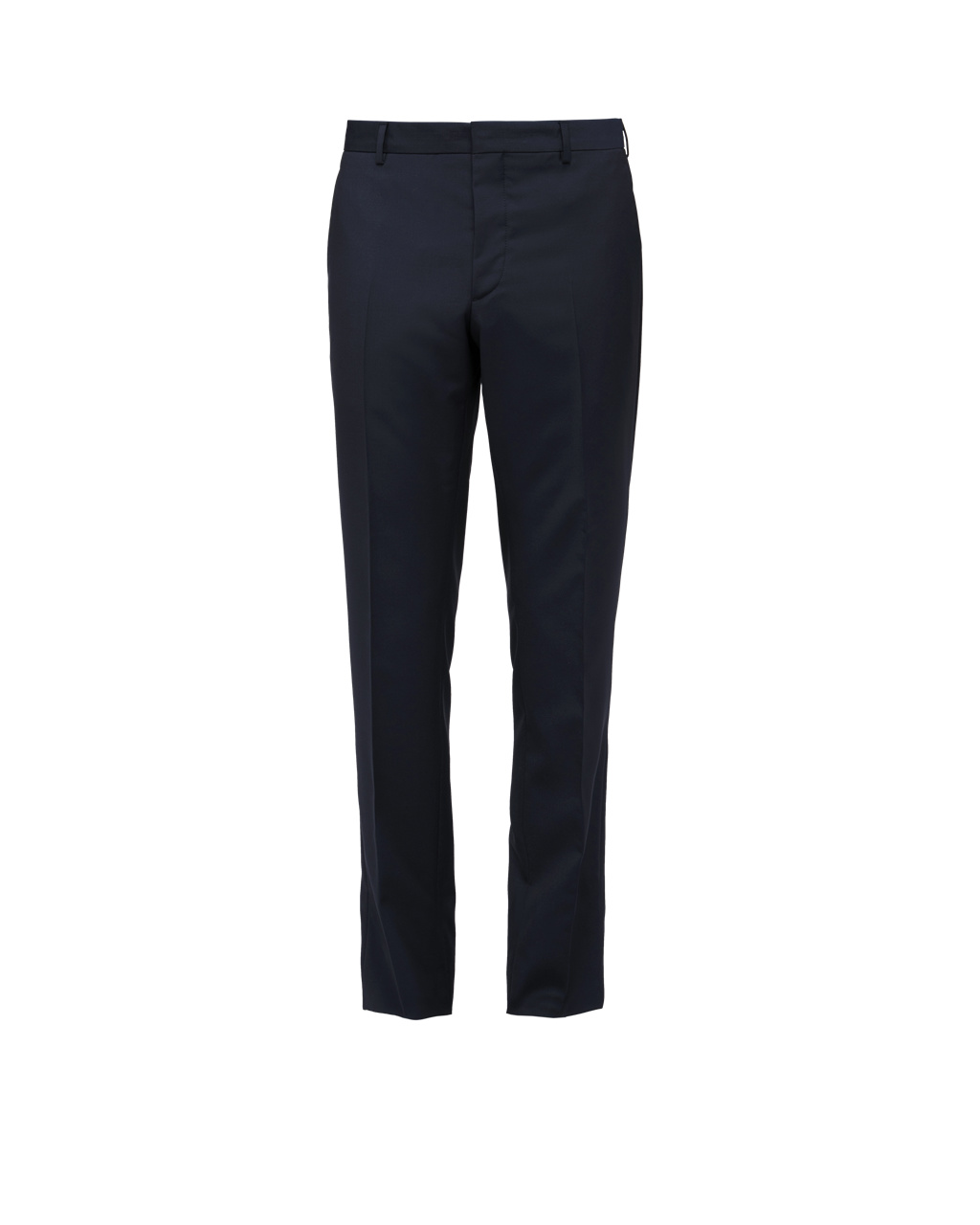 Prada Slim-fit Wool Trousers Navy | 8764WRZMA