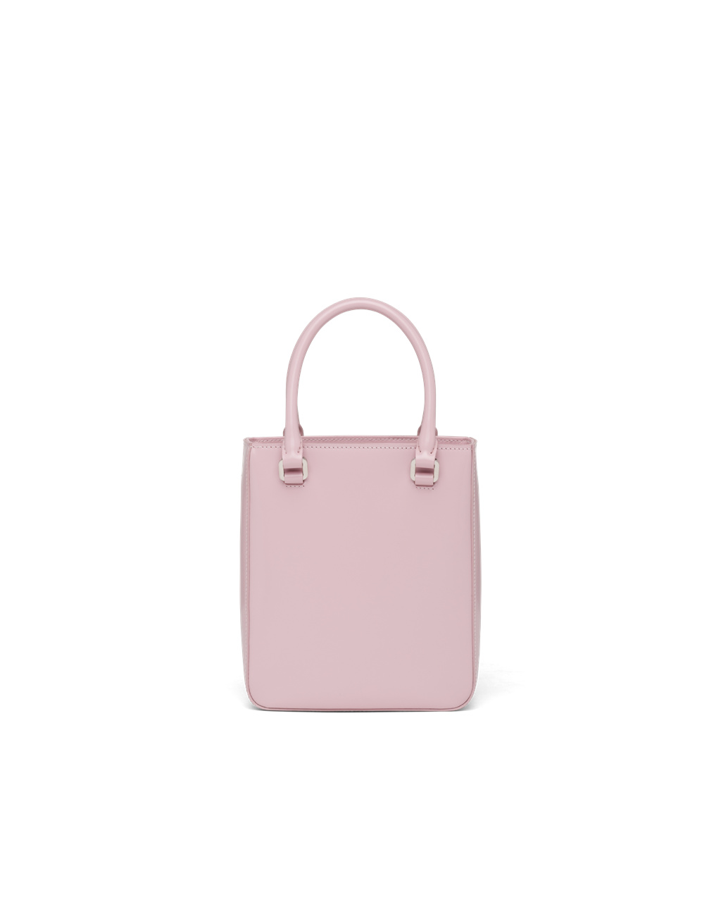 Prada Small Brushed Leather Tote Alabaster Pink | 8127PJWKN