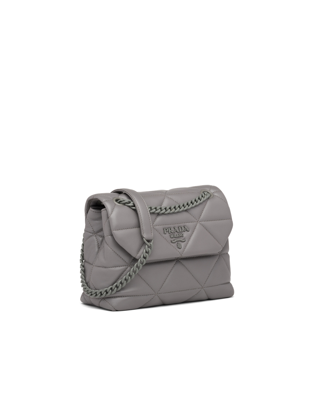 Prada Small Nappa Leather Prada Spectrum Bag Marble Gray | 8123WXTHI