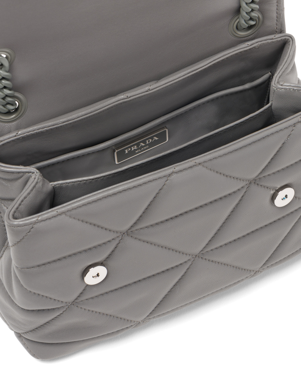 Prada Small Nappa Leather Prada Spectrum Bag Marble Gray | 8123WXTHI