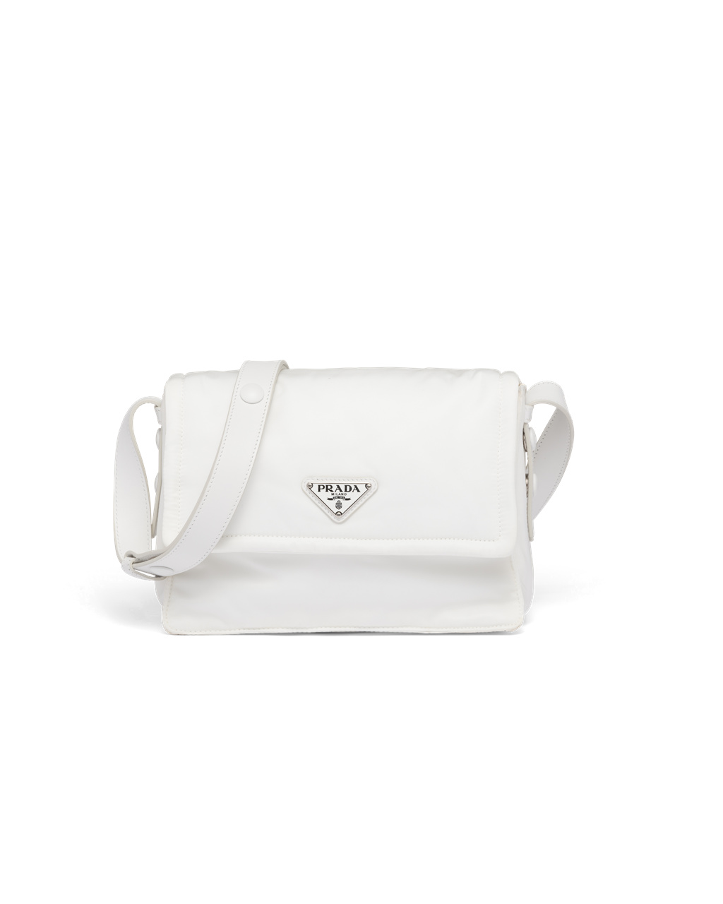 Prada Small Padded Re-nylon Shoulder Bag White | 4301SGTZM