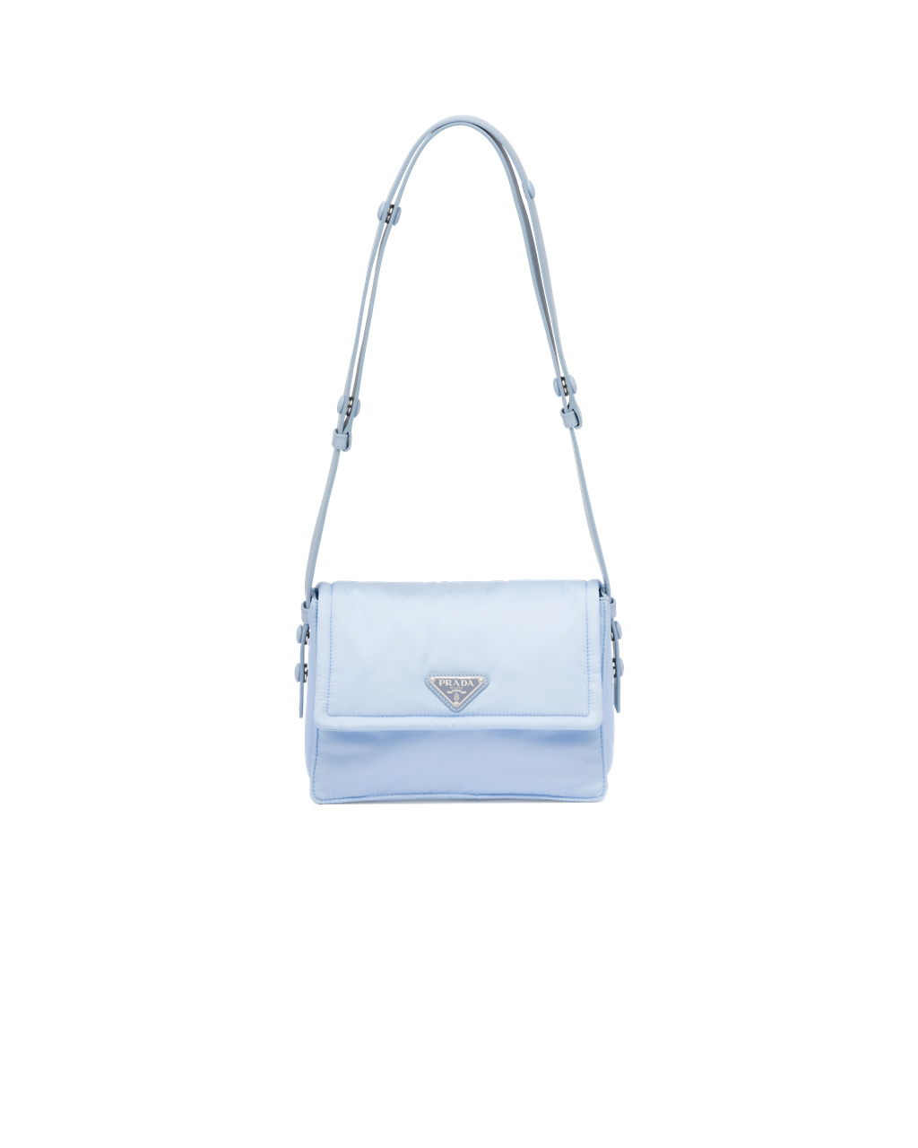 Prada Small Padded Re-nylon Shoulder Bag Celeste | 4613TDHIV