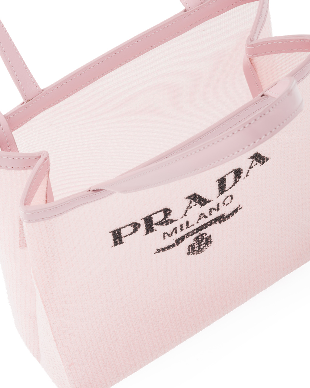 Prada Small Sequined Mesh Tote Bag Alabaster Pink | 1583IWLFB