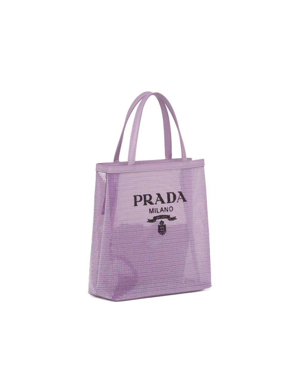 Prada Small Sequined Mesh Tote Bag Lily | 9872WFRKH