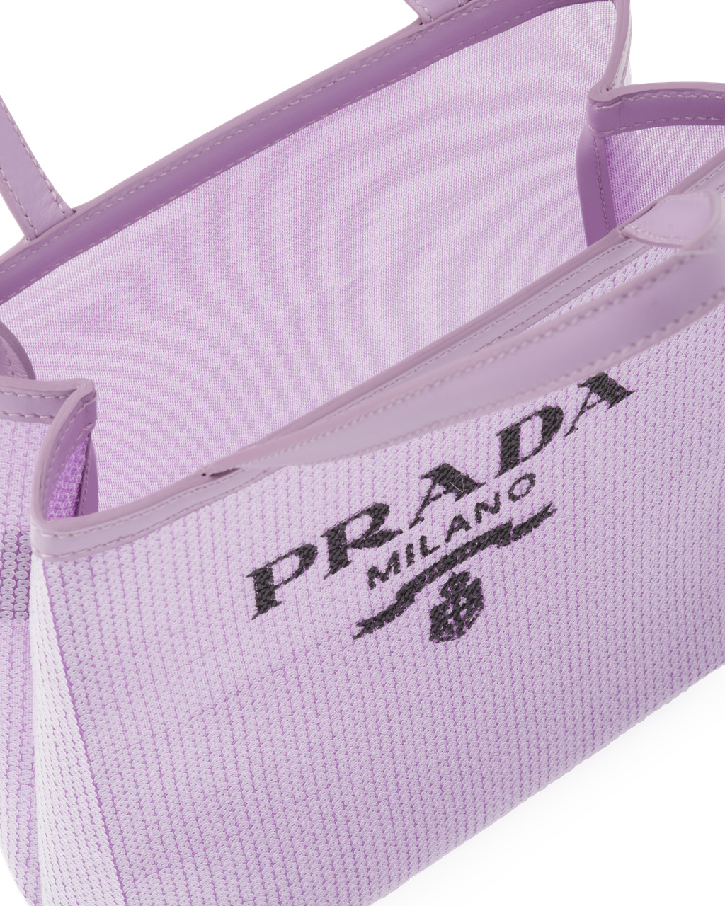 Prada Small Sequined Mesh Tote Bag Lily | 9872WFRKH