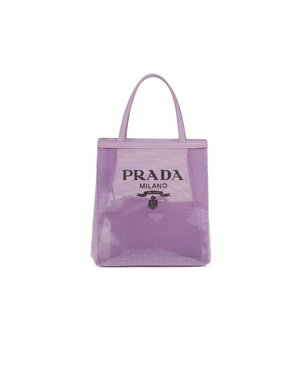 Prada Small Sequined Mesh Tote Bag Lily | 9872WFRKH